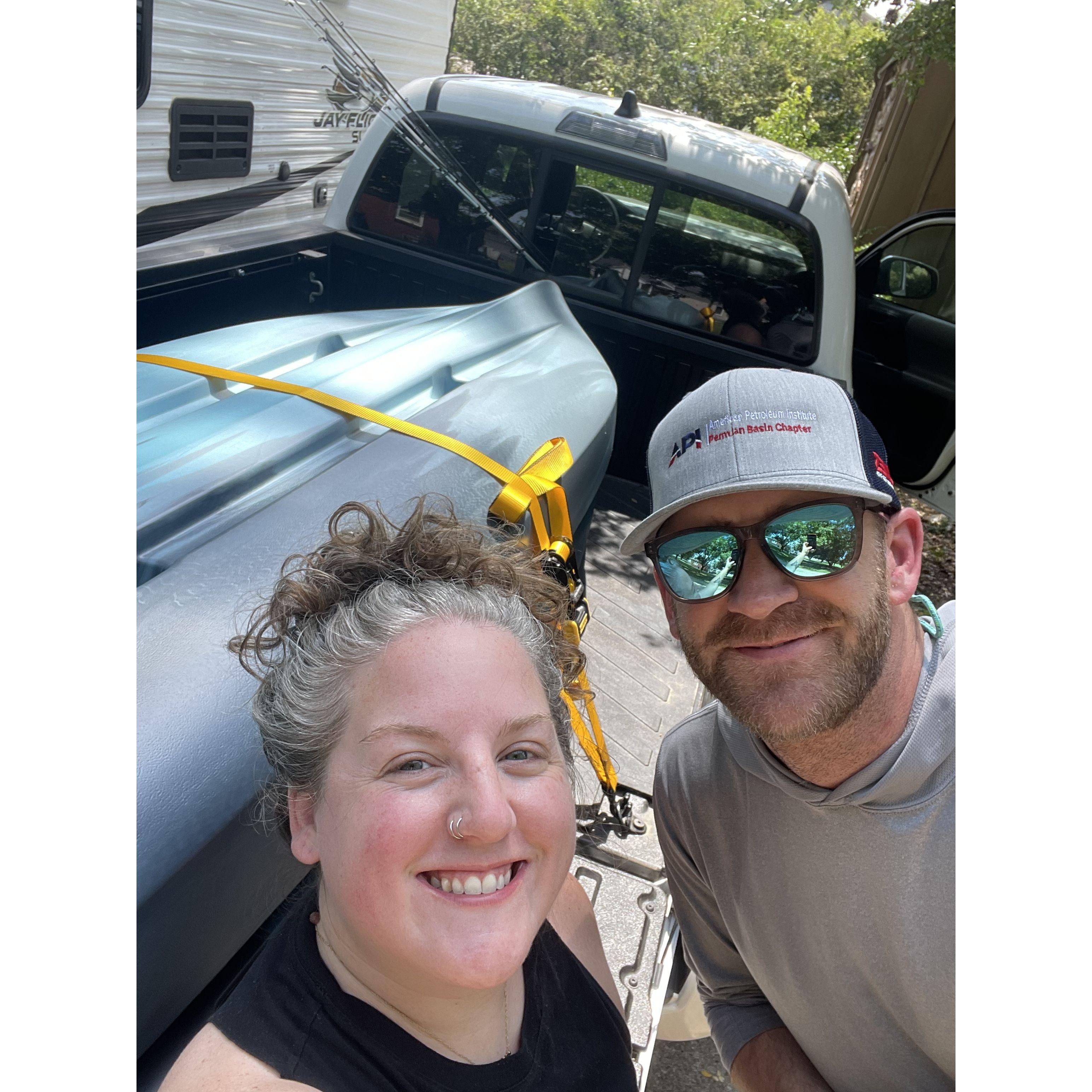 First time out with our yaks