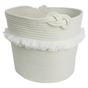 White Rope Basket with Fringe - Pillowfort™