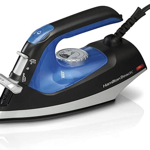 Hamilton Beach Iron 2-in-1 Handheld Iron & Garment Steamer for Clothes