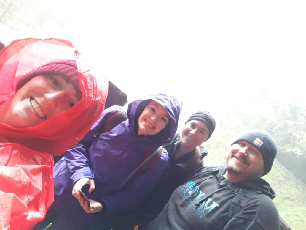 First hike together to see countless waterfalls!