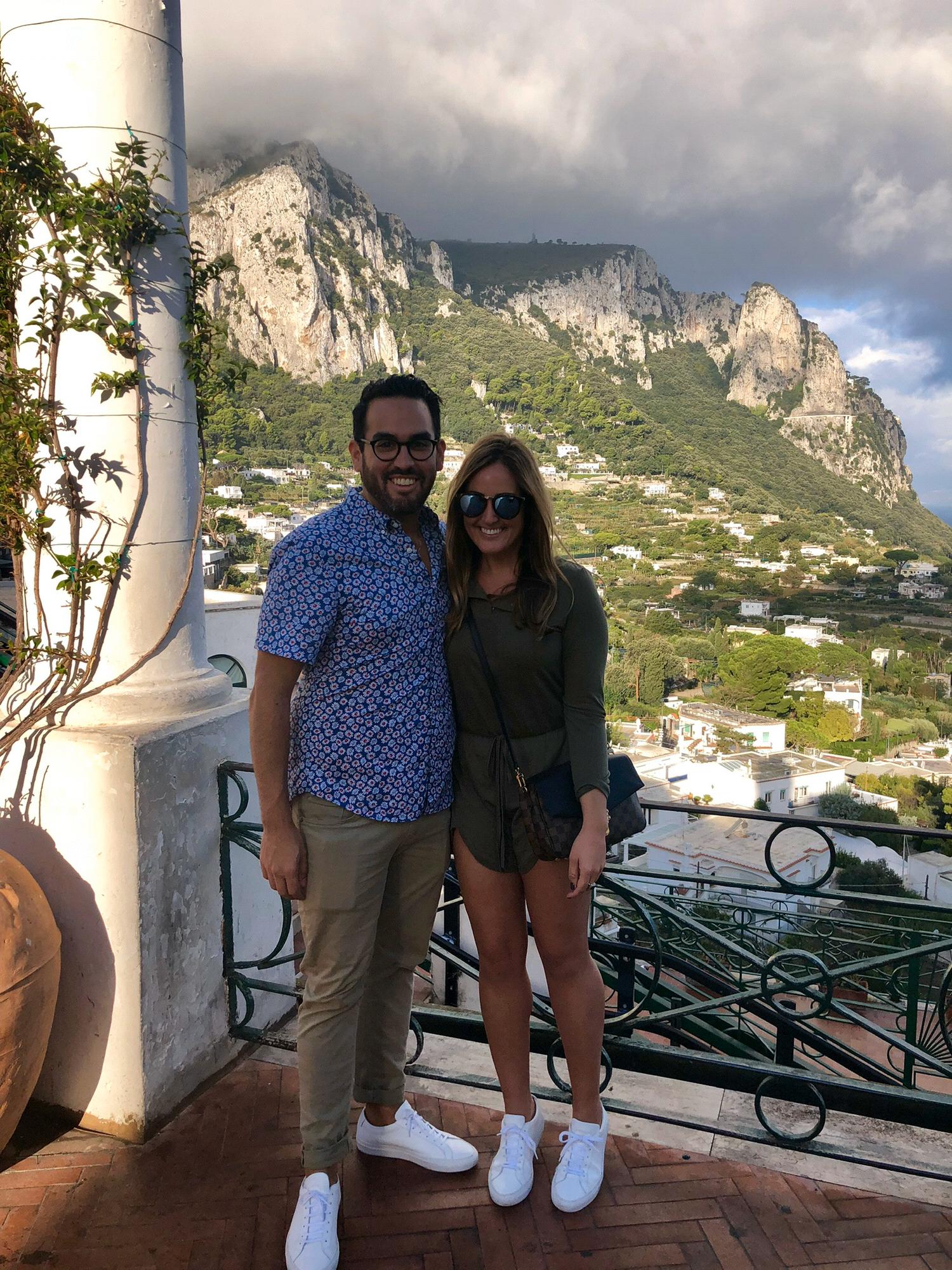 First European vacation together - Capri, Italy