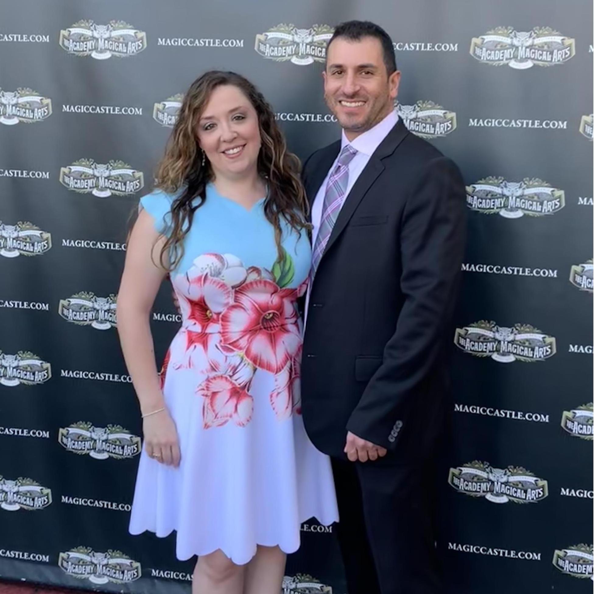 The first birthday Heather and Danny celebrated together was Danny's, and they did it in style with an evening of magic at the Magic Castle in Hollywood.