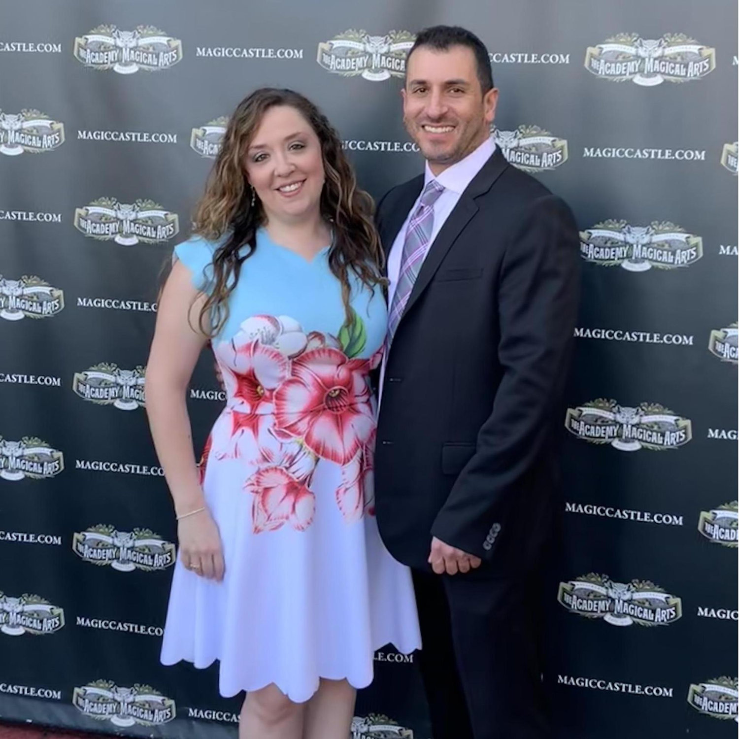 The first birthday Heather and Danny celebrated together was Danny's, and they did it in style with an evening of magic at the Magic Castle in Hollywood.