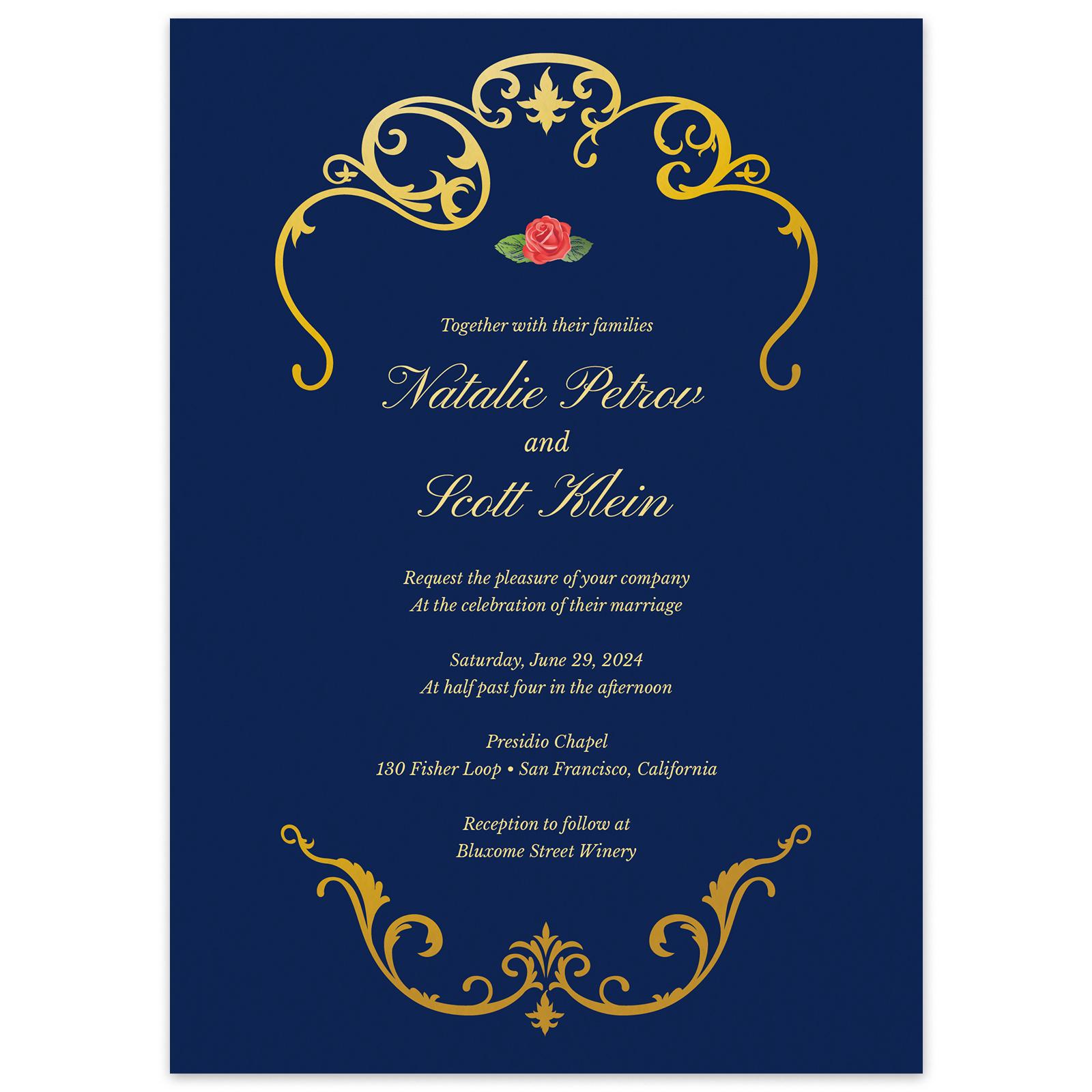 Disney Wedding Invitations