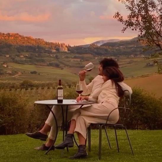 Treat us to a glass of wine in Tuscany