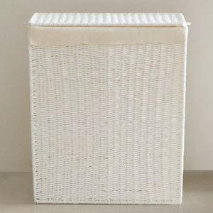 Laundry Basket With Two Compartments