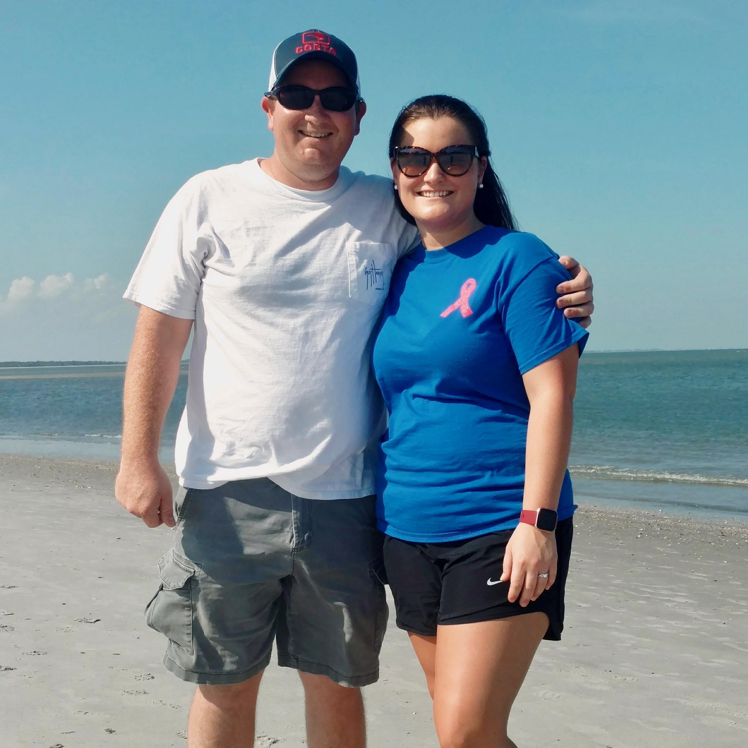 The day he asked, and she said yes!