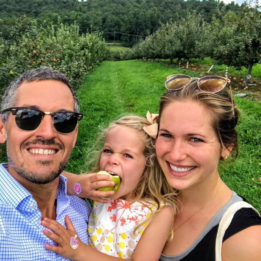 Apple picking at Sky Top Orchard in August (the McIntosh's were in season)