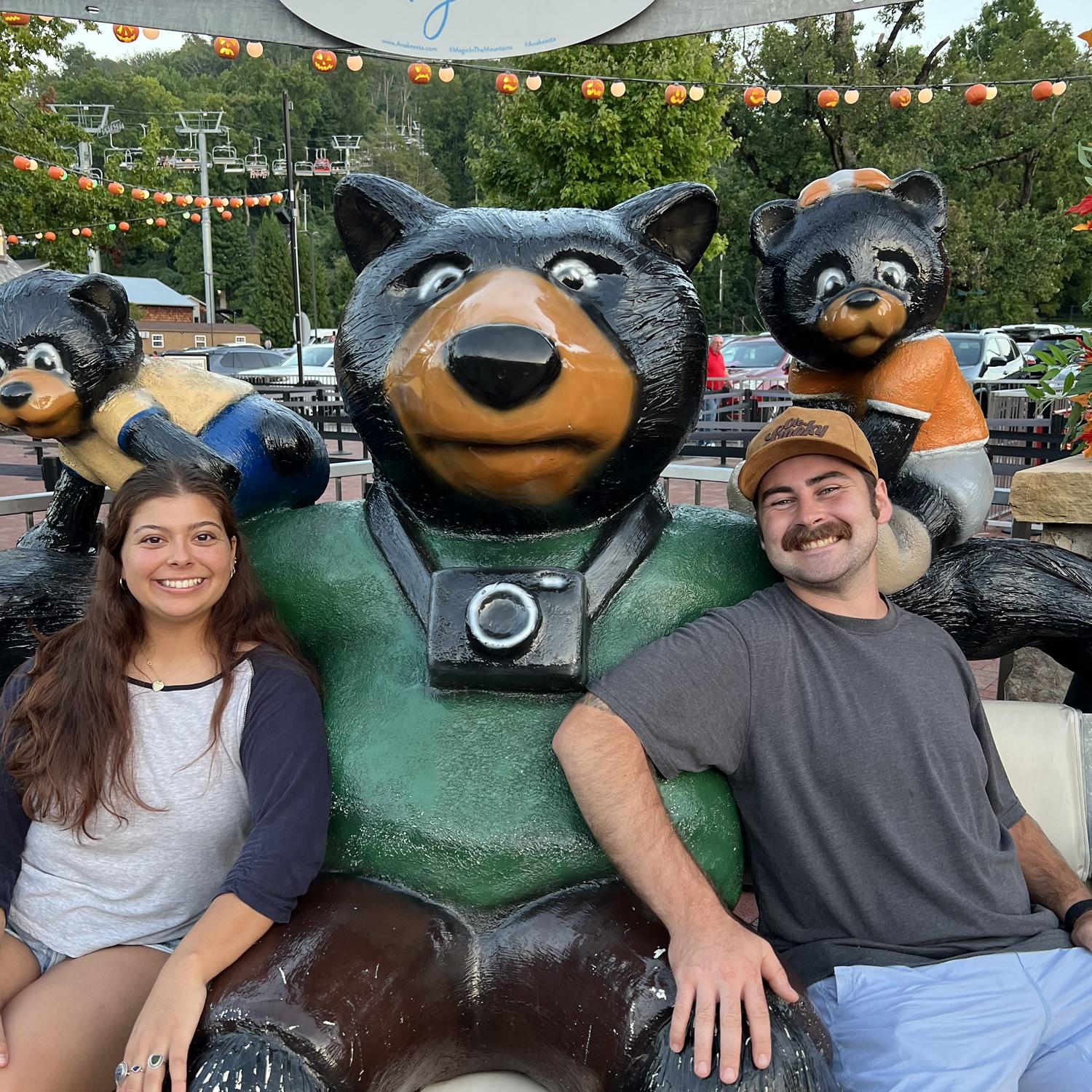 Chad and Mac in Gatlinburg, TN
