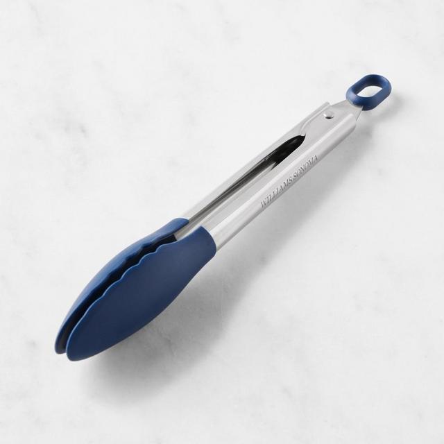 WS Stainless Steel-Silicone Tongs 9 in Navy