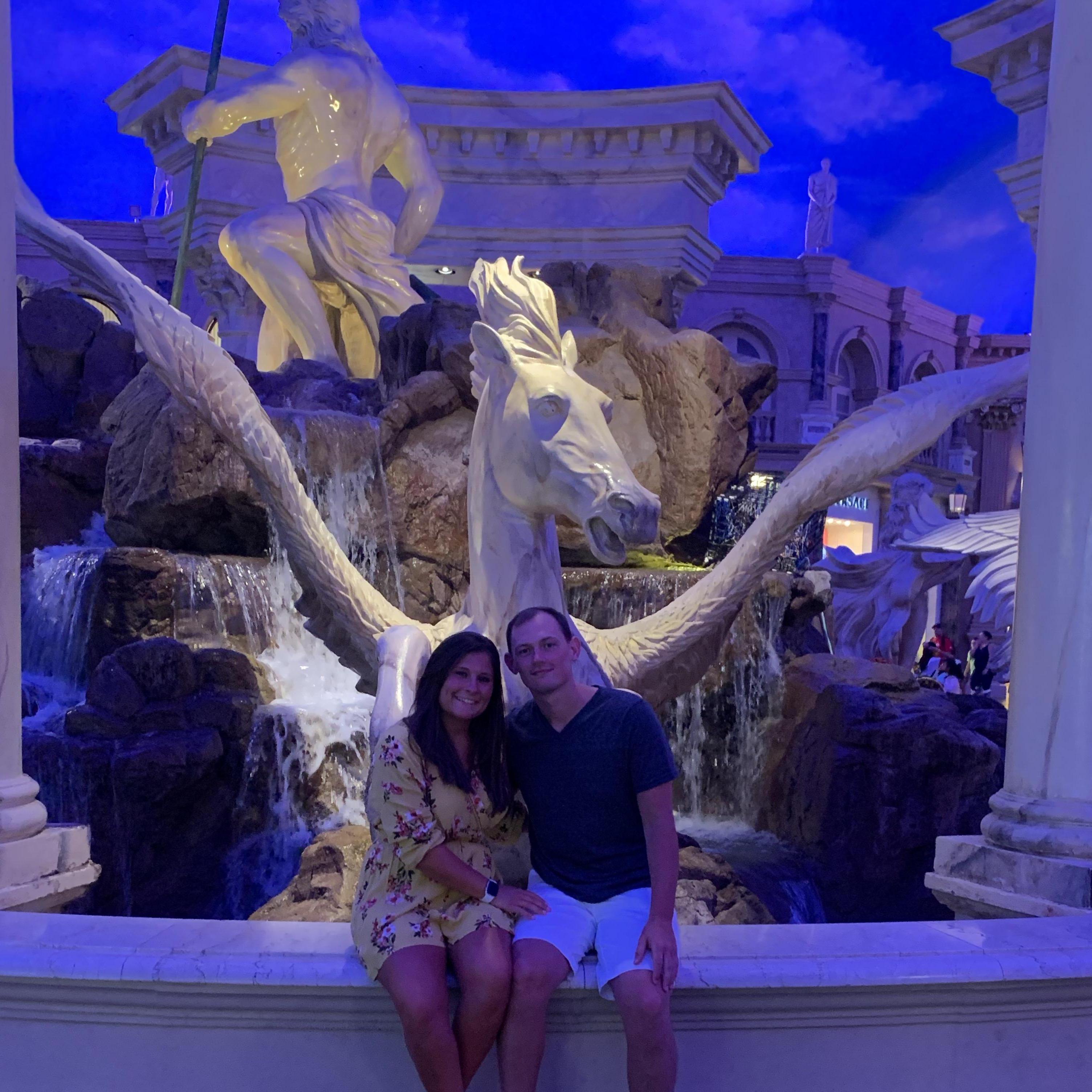 One of our many trips to Las Vegas :)