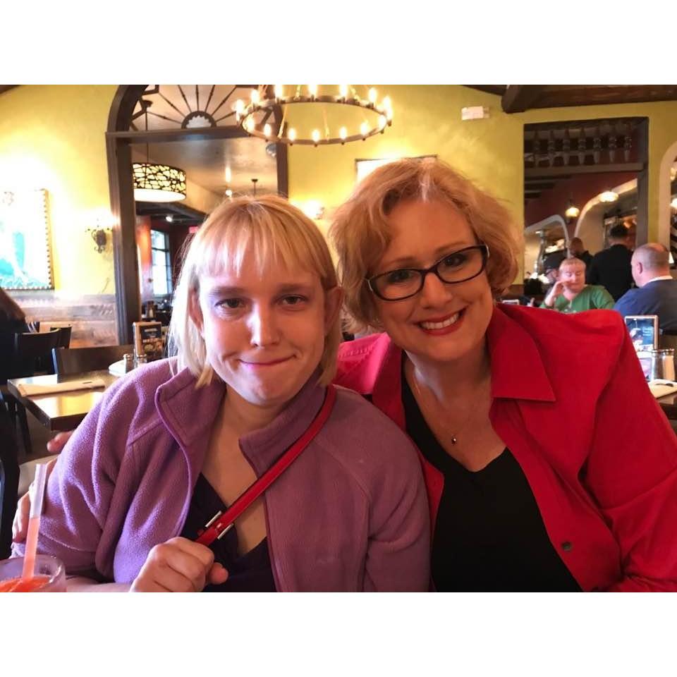 Jenn and Tasha on her birthday- September 2017