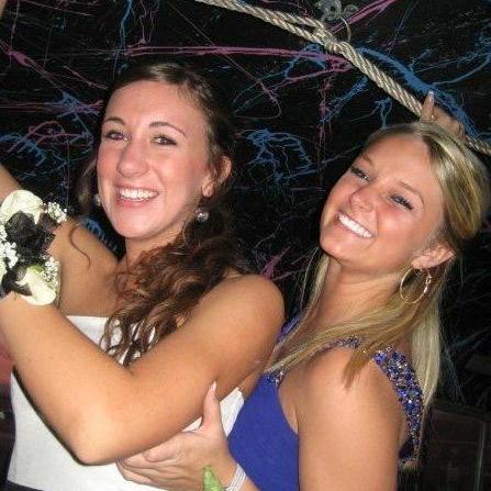 Kati and Victoria Senior year Chrystal Ball