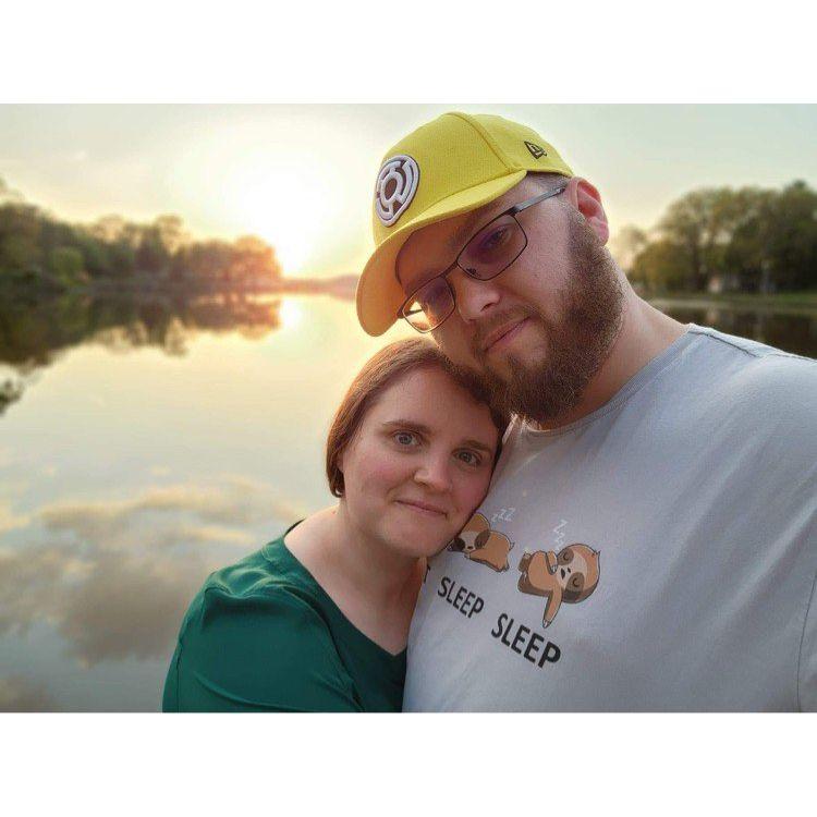 The dock in Heather's neighborhood is a place that Matt and Heather enjoy visiting.