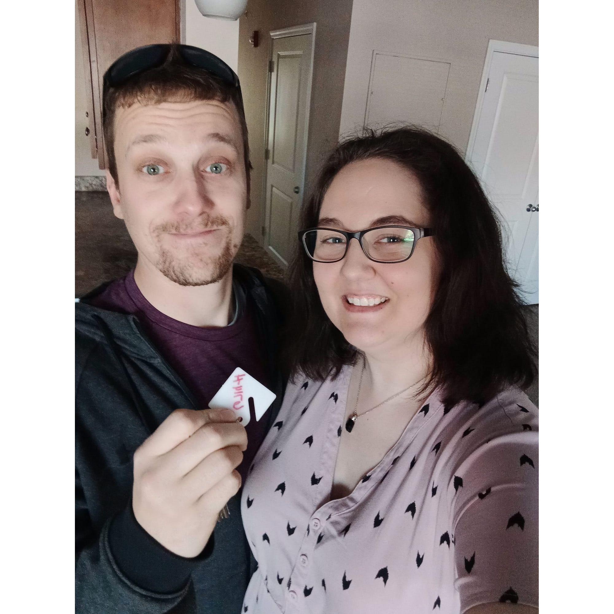 Our first place together