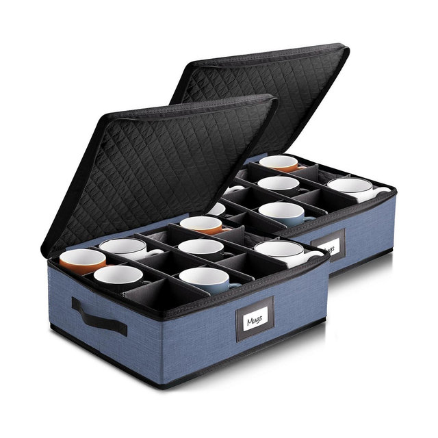 Storagebud Coffee Mug Storage Organizer (2-Pack)