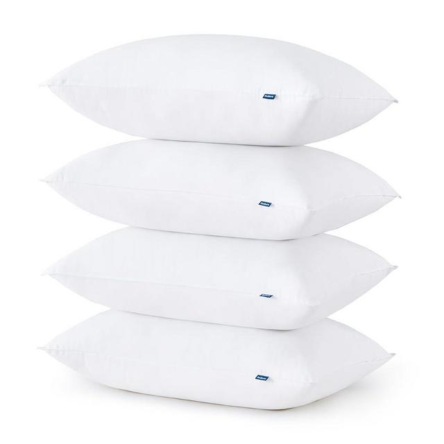 Bedsure Pillows Queen Size Set of 4 - Queen Pillows 4 Pack Down Alternative Hotel Quality Bed Pillows for Sleeping Soft and Supportive Pillows for Side and Back Sleepers