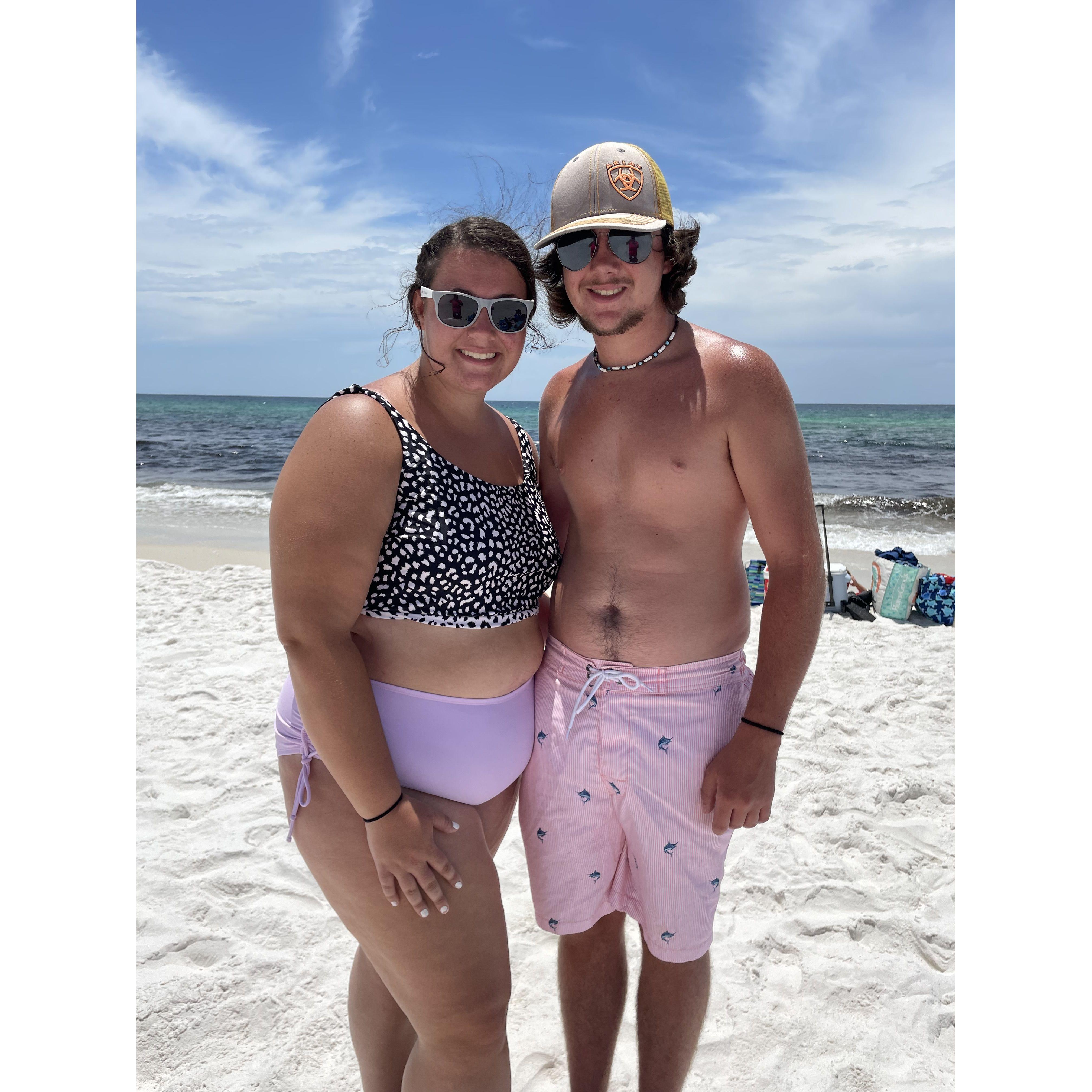 first beach trip