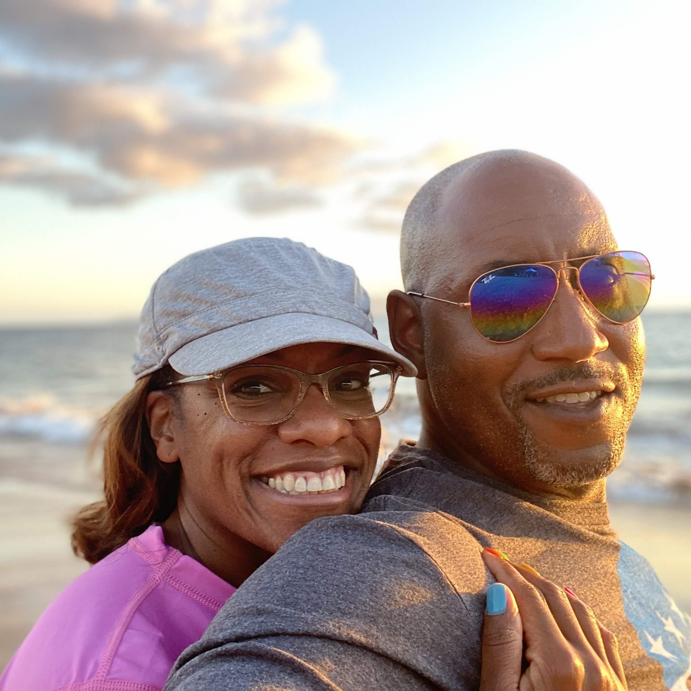 Maui… walking along a beach