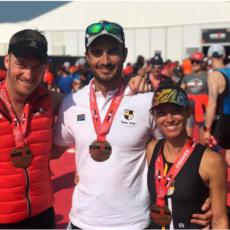 07 FEB 2020

We shared our first Ironman 70.3 together in Dubai, bumping into fellow South Africans.