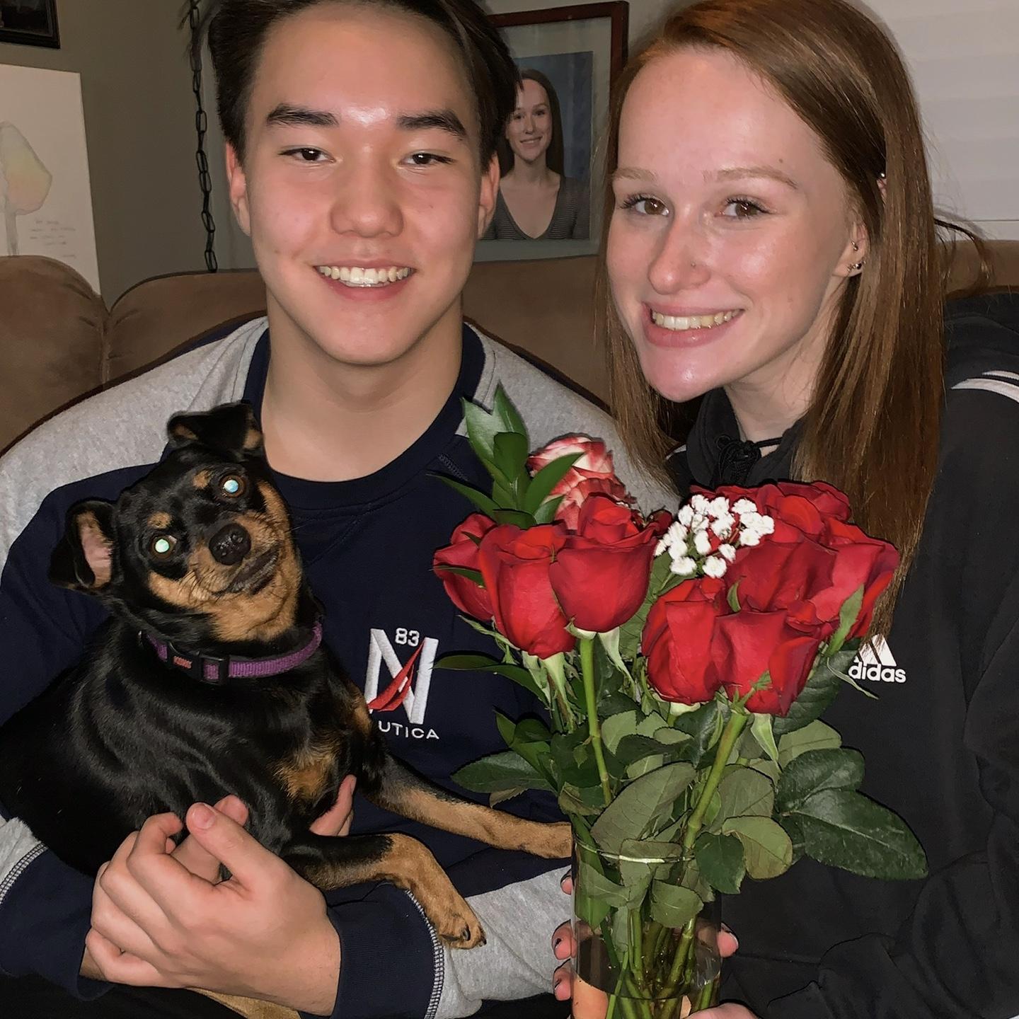 Our first Valentine’s Day 🌹