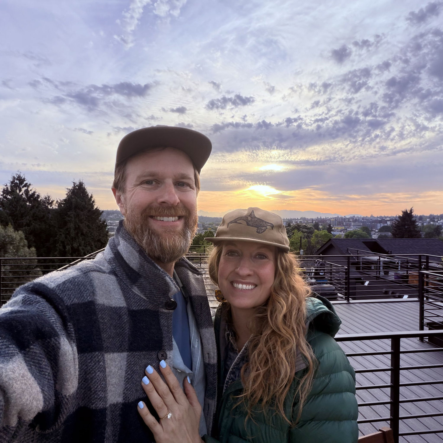 Right after he proposed...