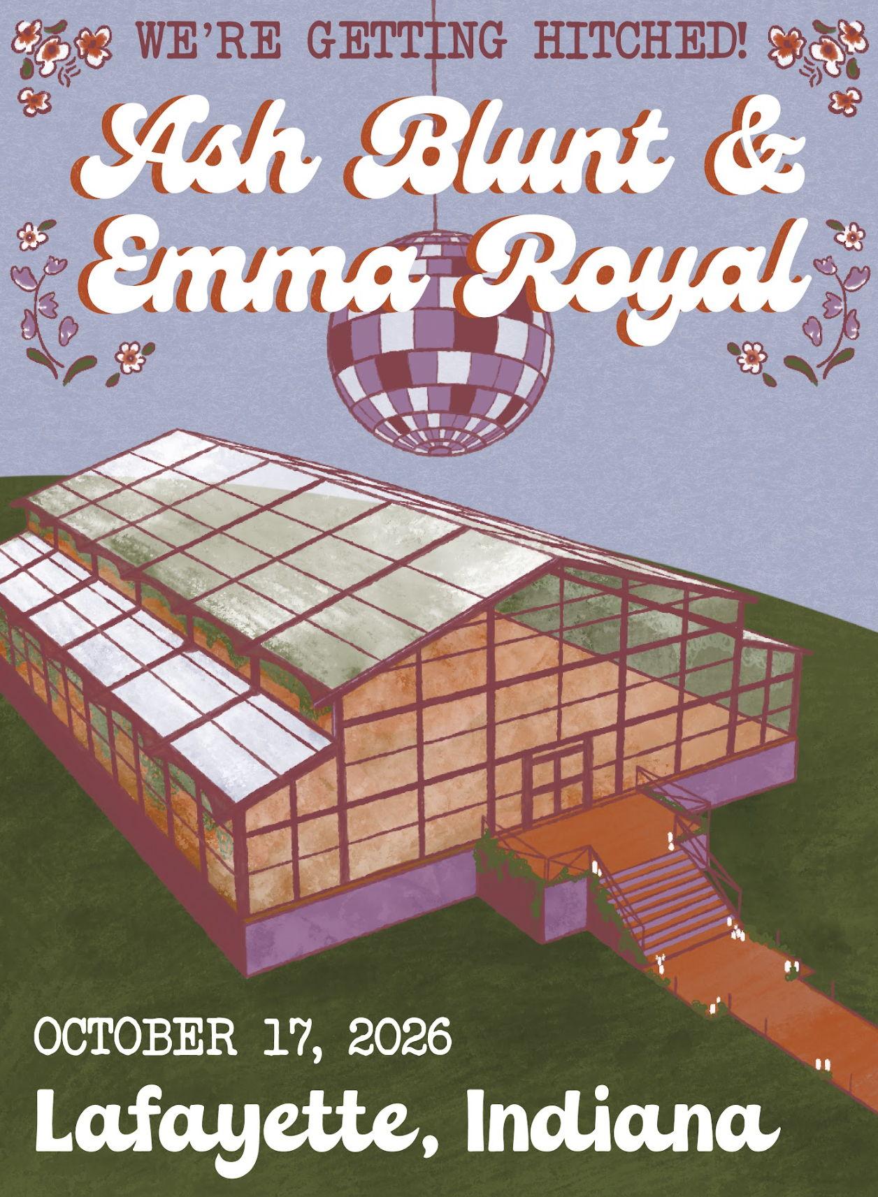 The Wedding Website of Emma Royal and Ash Blunt