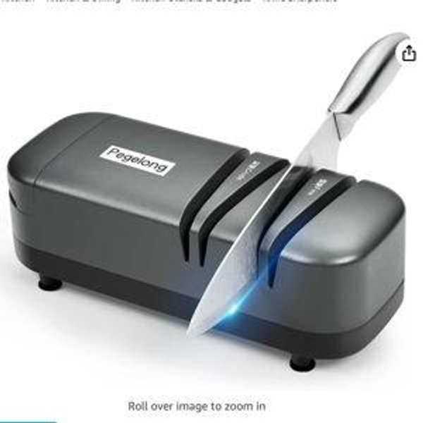 kitchen knife sharpener electric knife scissor sharpener 50w at 12.6-Degree Bevel to Quickly Sharpen Polish Slotted Screwdriver Sharpen with Replaceable Wheels S820