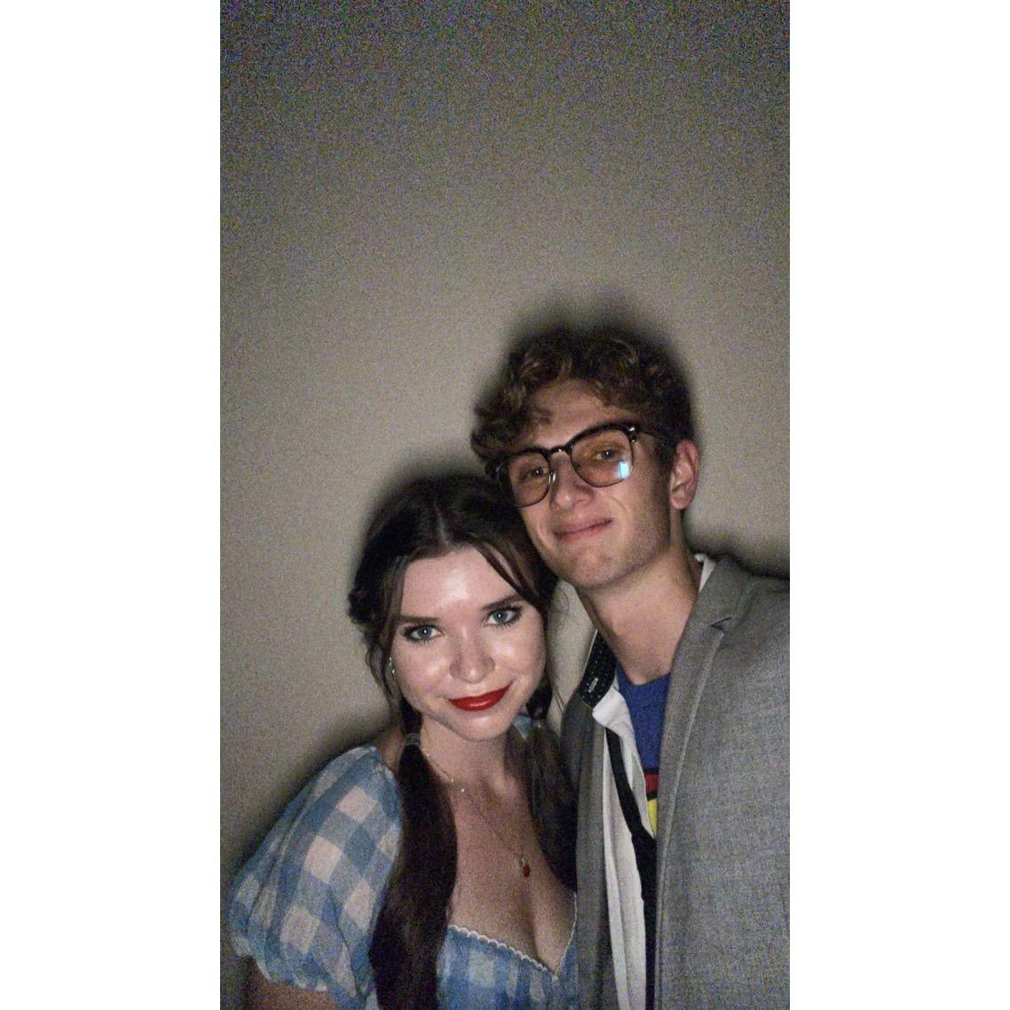 The day Jakob asked Elise to be his girlfriend (it was Halloween)