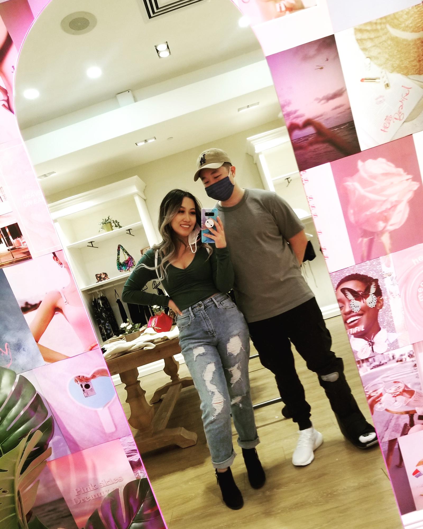 Him visiting me post op in his boot.