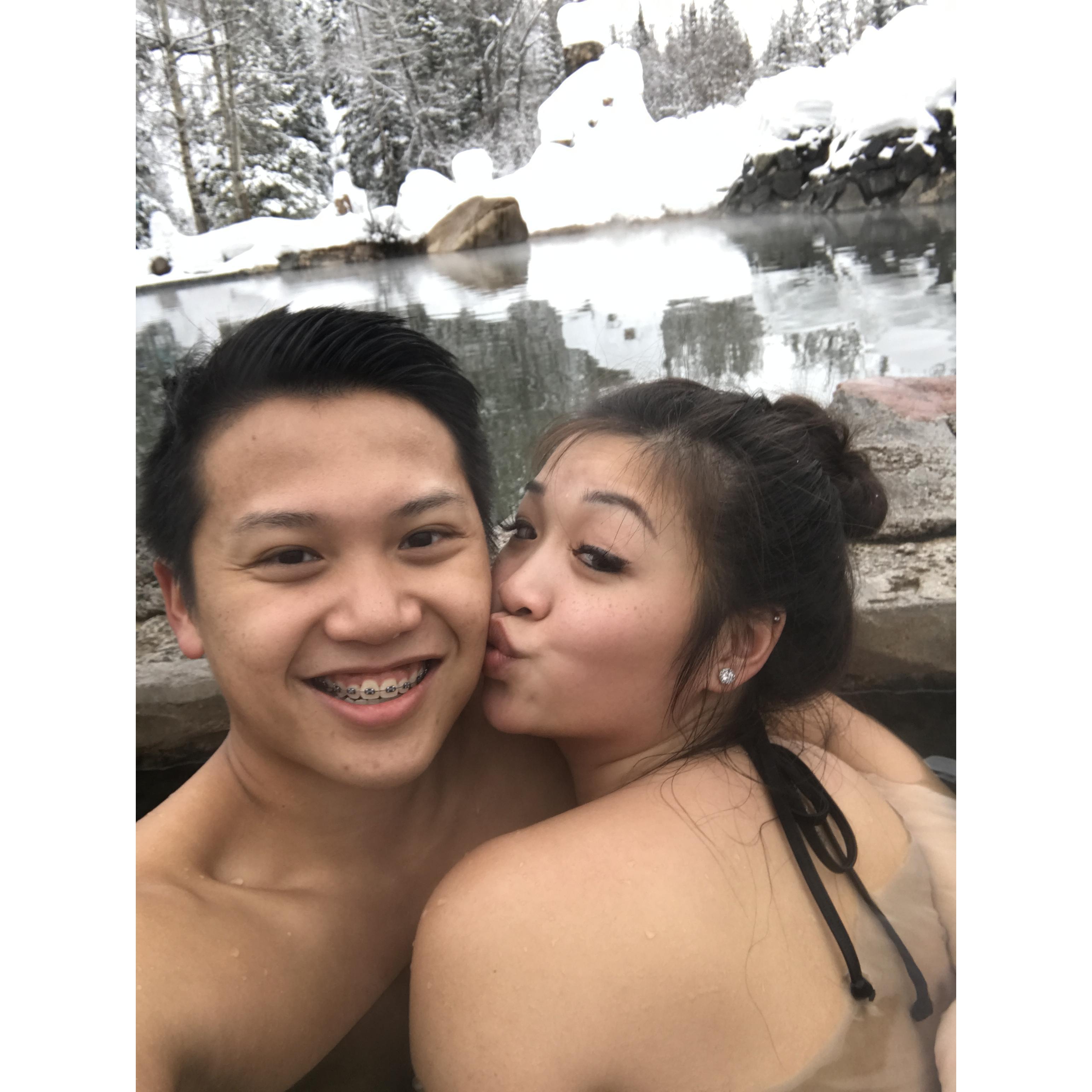 The hot springs in Colorado in 2017.