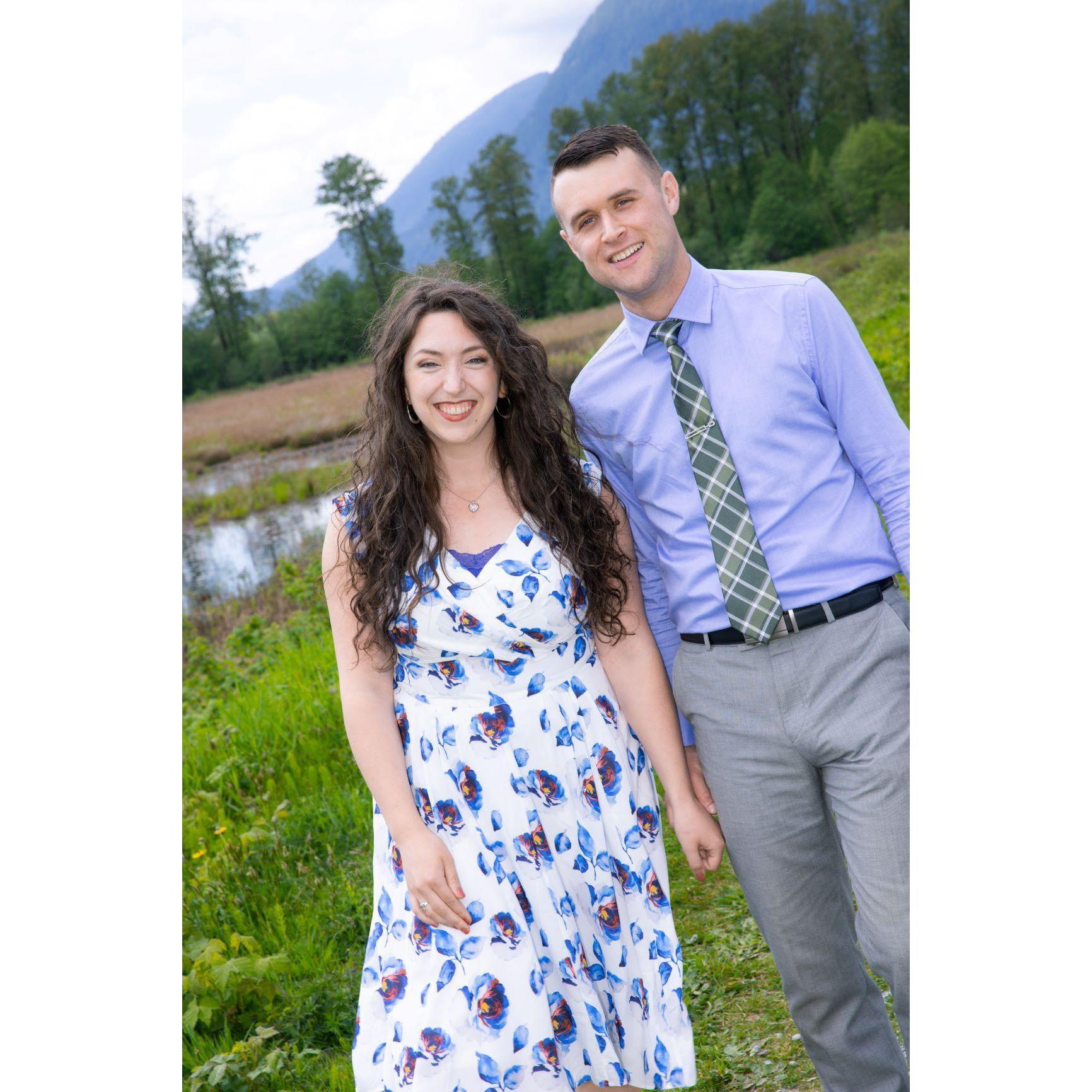 Pitt Lake on our day of Betrothal.