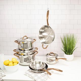Ouro Gold 2-Piece Fry Pan Set
