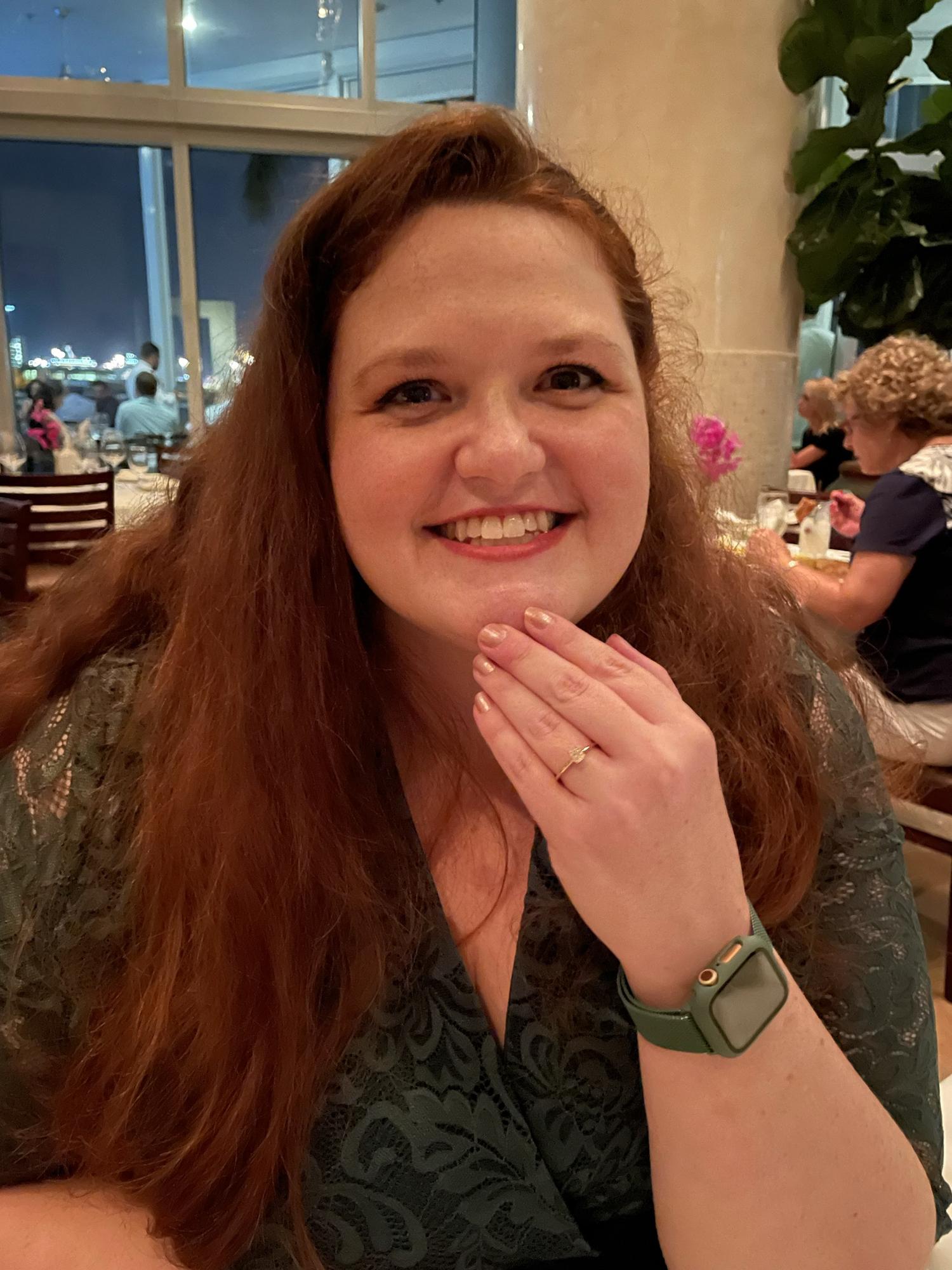 Thrilled to finally wear that ring