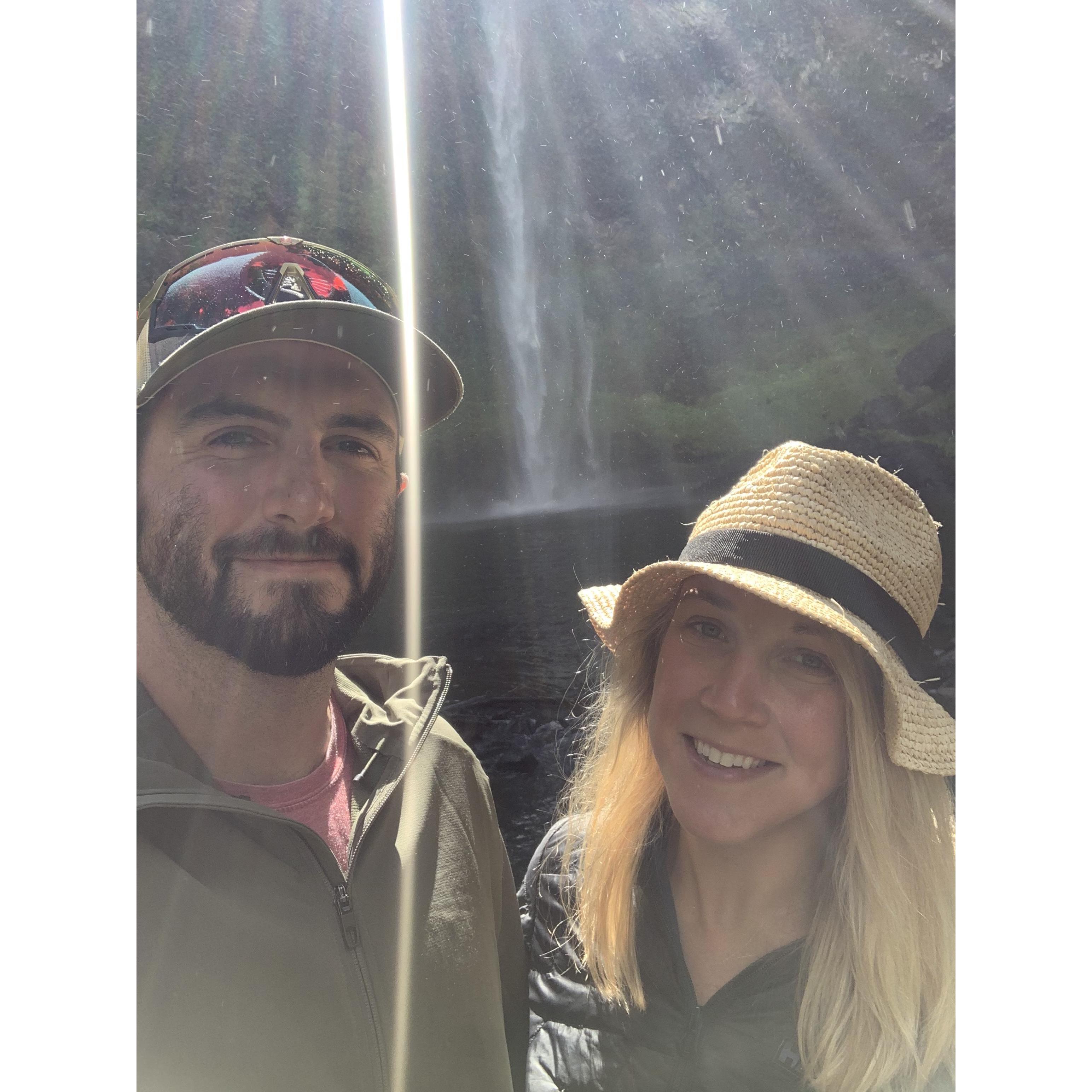 Christmas Break. Bridal Falls (visiting Raglan, New Zealand).