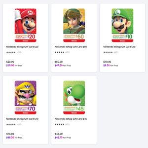 Nintendo eShop Gift Card