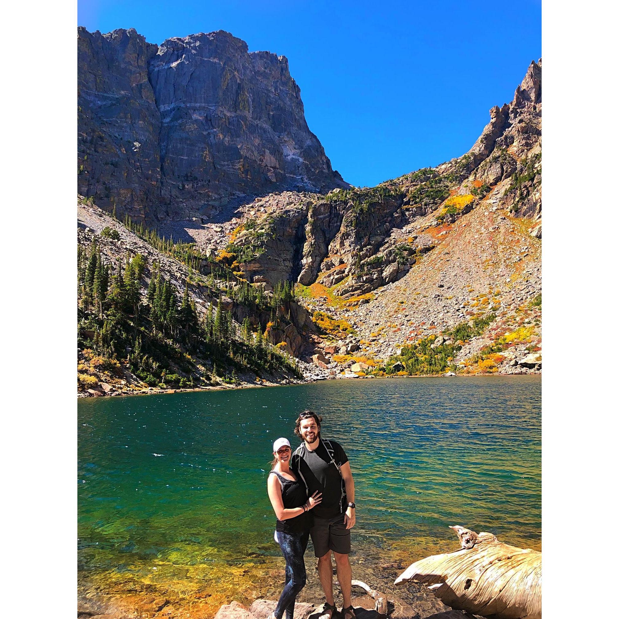 Loved this amazing hike outside of Denver at Dream Lake!