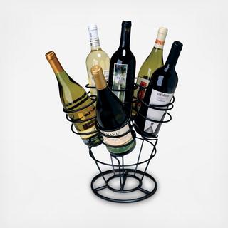 6-Bottle Bouquet Wine Rack