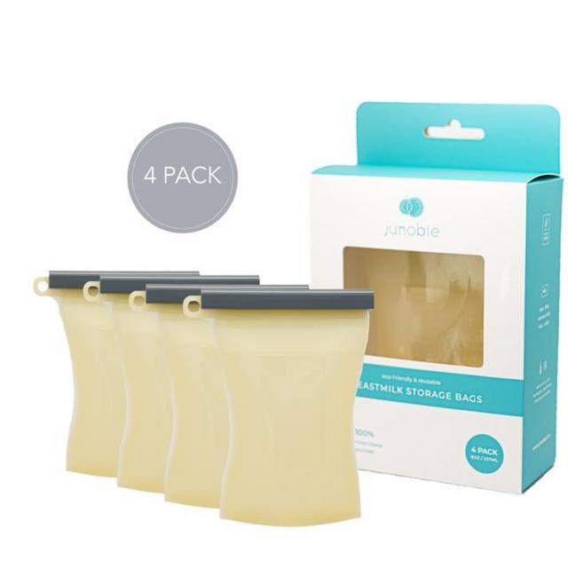 The Bundled 4-Pack Reusable Breastmilk Storage Bags-The Everly