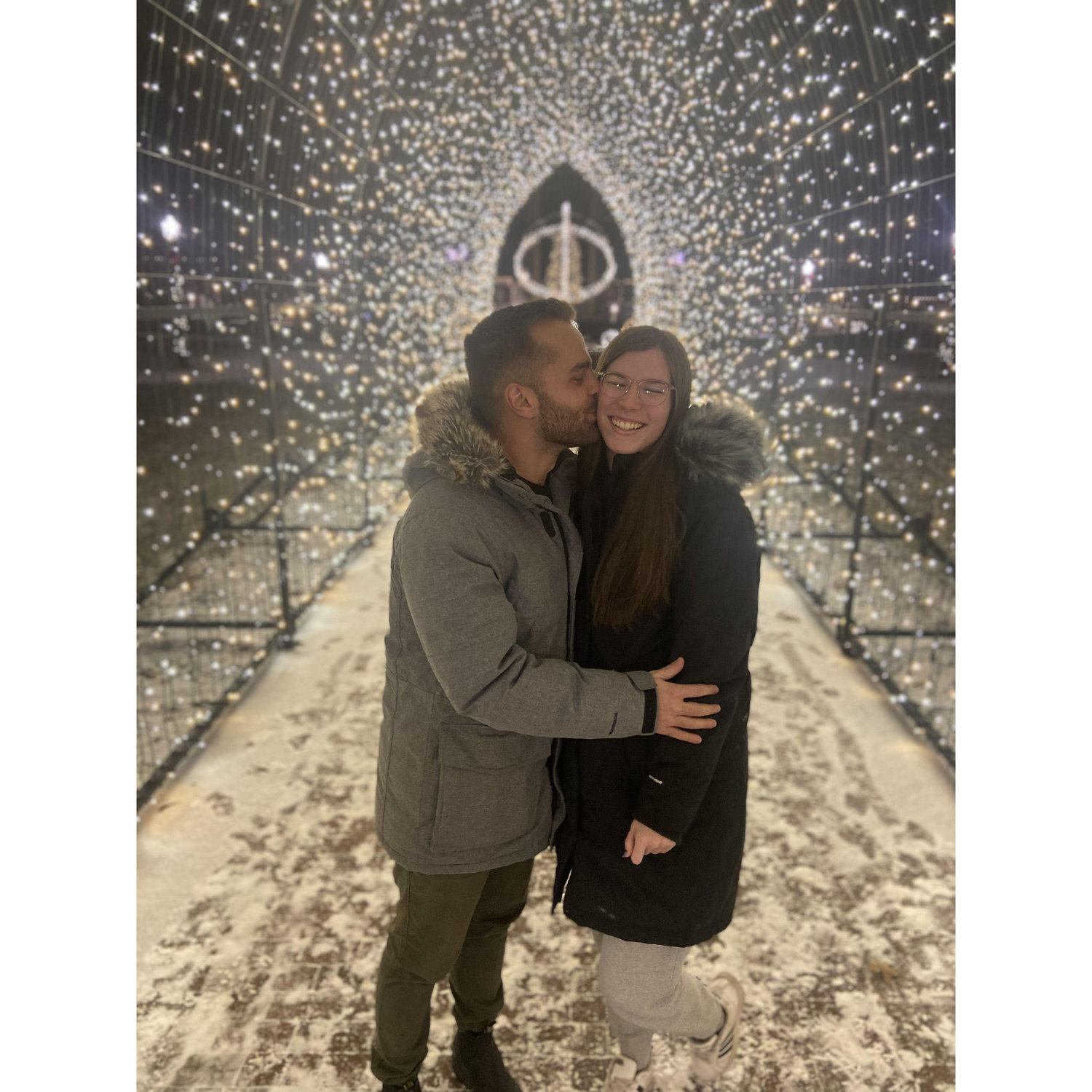 Later this night was the first time we said "I love you".