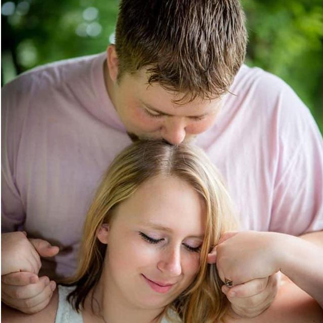 Pictures of us after a year of dating