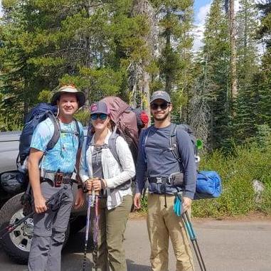 Heading out on our first backpacking trip with Dad- Desolation Wilderness Sept 2019