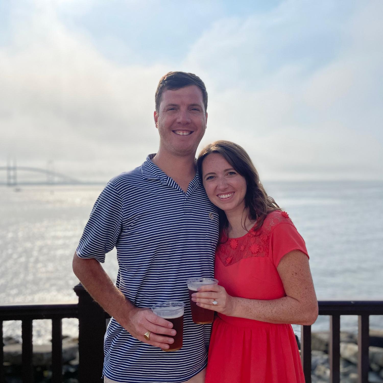 July 2021 - Celebrating Sydney’s Maid-of-Honor Cristina and her husband during their wedding weekend in Rhode Island. This shot ended up making our first ever Christmas card together!