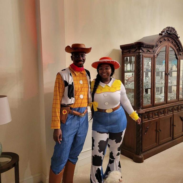 Our first time handing out candy to trick or treaters!