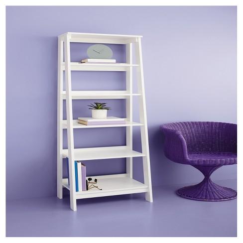 Trestle 5 Shelf Bookcase White - Room Essentials™