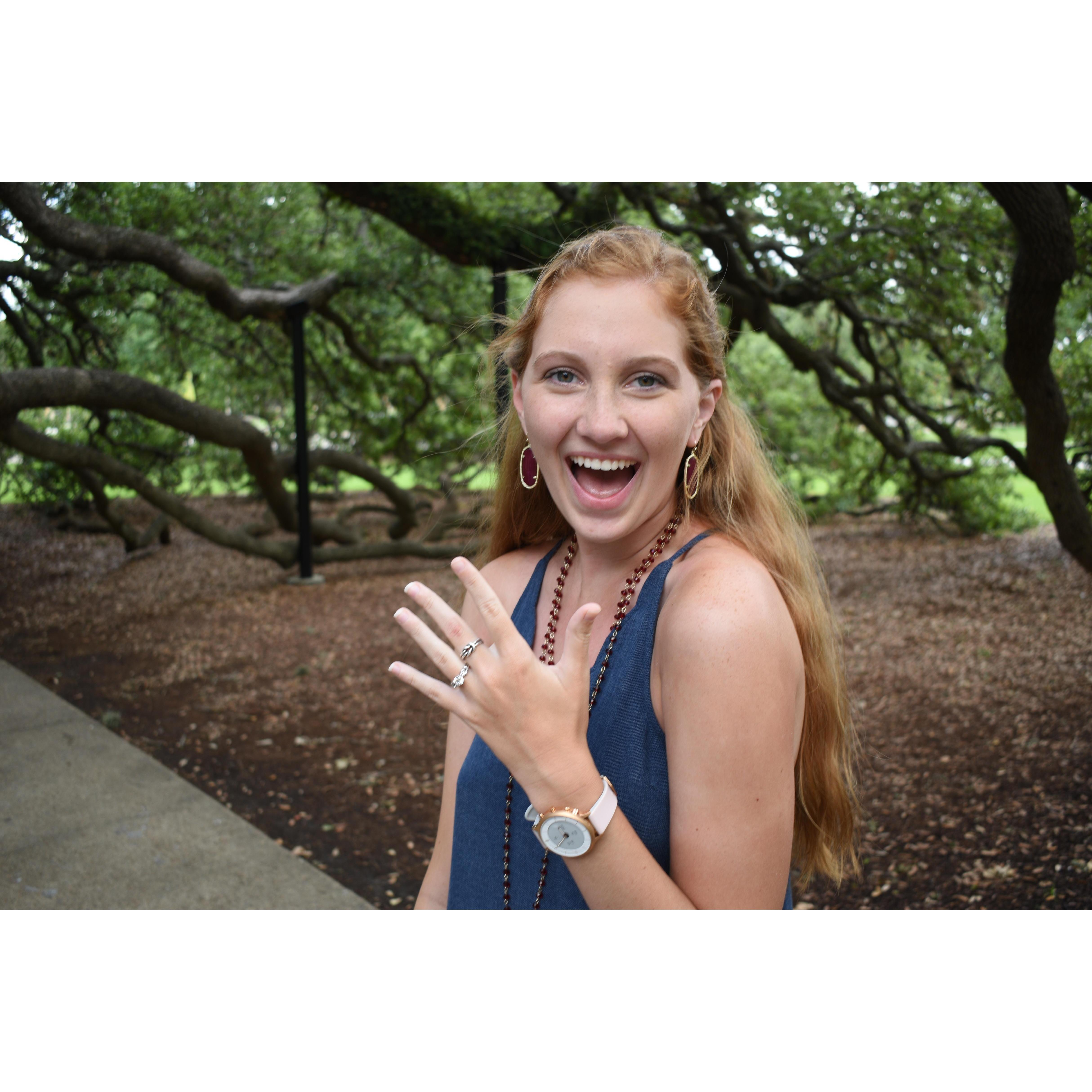 I guess she liked the ring -Zack