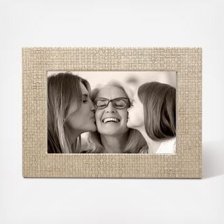 Faux Grasscloth Coconut Grove 4x6 Frame