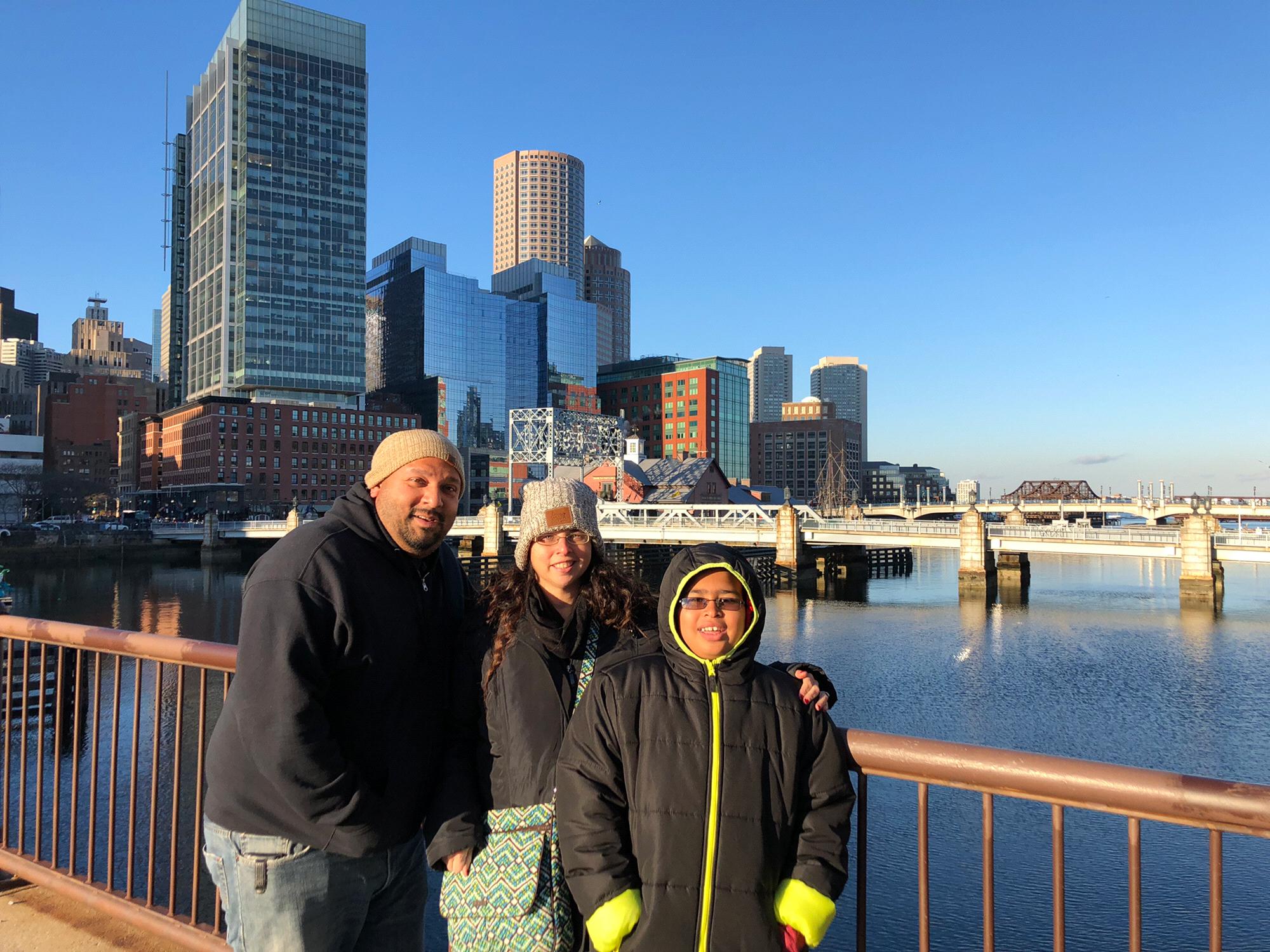 Trip to Boston.  Christmas 2018.  This was the trip that Louis proposed to Desiree.