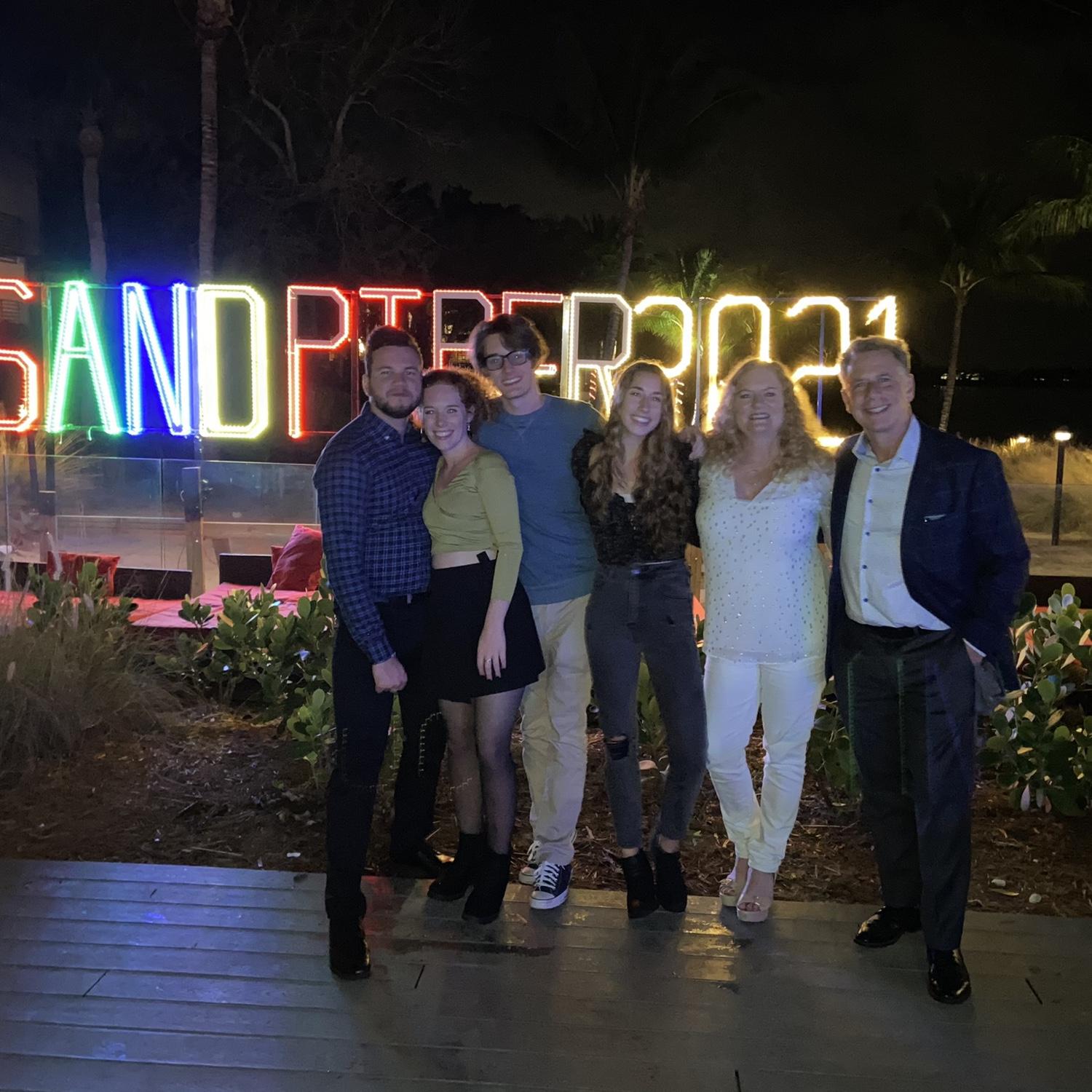 First trip with Emily’s family to Sandpiper Bay for New Years 2021.
