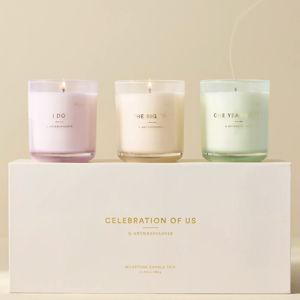 Nostalgia Wedding Gift Candles, Set of 3